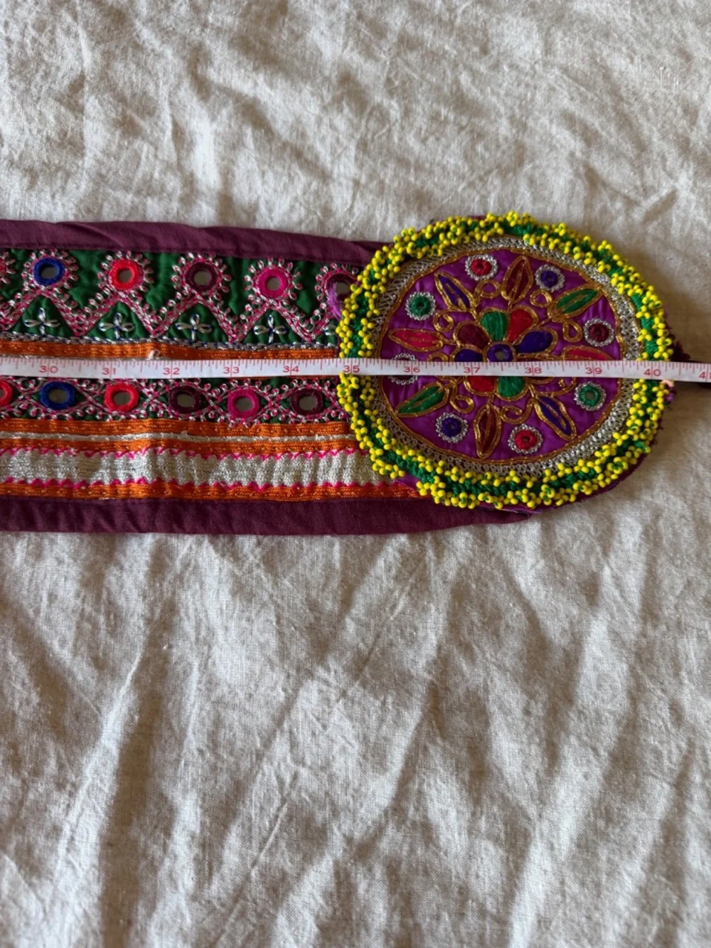 Unique Kuchi Tribal Fusion Beaded Belt